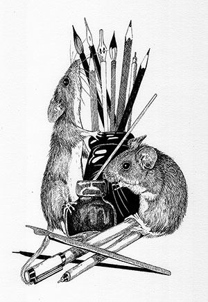 Visit Marilyn&rsquo;s website to purchase or see more of her art: www.wildinkwell.com 